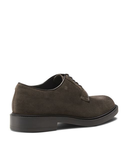 Scarpa stringata da uomo Antracite in pelle scamosciata FRATELLI ROSSETTI | 468582880